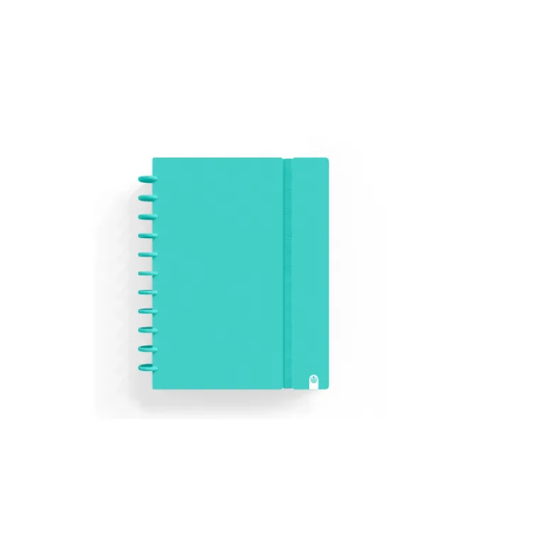 CUADERNO CARCHIVO INGENIOX FOAM A4 80H CUADRICULA MENTA PASTEL
