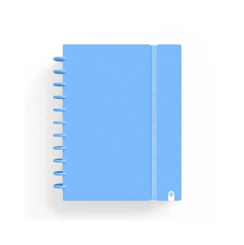 CUADERNO CARCHIVO INGENIOX FOAM A4 80H CUADRICULA AZUL PASTEL
