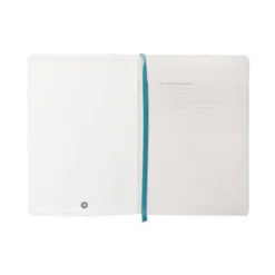 CUADERNO CON GOMILLA ANTARTIK NOTES TAPA BLANDA A5 HOJAS CUADRICULA AZUL CLARO 80 HOJAS 80 GR FSC