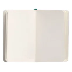 CUADERNO CON GOMILLA ANTARTIK NOTES TAPA BLANDA A6 HOJAS LISAS VERDE AGUAMARINA 100 HOJAS 80 GR FSC