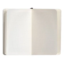 CUADERNO CON GOMILLA ANTARTIK NOTES TAPA BLANDA A6 CUADRICULA NEGRO 100 HOJAS 80 GR FSC