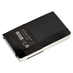 CUADERNO CON GOMILLA ANTARTIK NOTES TAPA BLANDA A6 CUADRICULA NEGRO 100 HOJAS 80 GR FSC