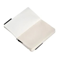 CUADERNO CON GOMILLA ANTARTIK NOTES TAPA BLANDA A6 CUADRICULA NEGRO 100 HOJAS 80 GR FSC