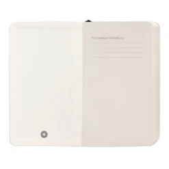 CUADERNO CON GOMILLA ANTARTIK NOTES TAPA BLANDA A6 CUADRICULA NEGRO 100 HOJAS 80 GR FSC