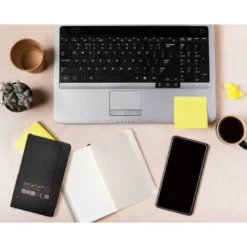 CUADERNO CON GOMILLA ANTARTIK NOTES TAPA BLANDA A6 CUADRICULA NEGRO 100 HOJAS 80 GR FSC