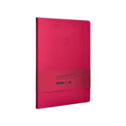 CUADERNO CON GOMILLA ANTARTIK NOTES TAPA DURA A4 HOJAS PUNTOS BURDEOS 100 HOJAS 80 GR FSC