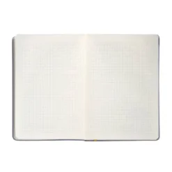 CUADERNO CON GOMILLA ANTARTIK NOTES TAPA DURA A4 HOJAS CUADRICULA MORADO Y AMARILLO 100 HOJAS 80 GR FSC