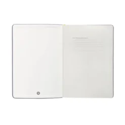 CUADERNO CON GOMILLA ANTARTIK NOTES TAPA DURA A4 HOJAS CUADRICULA MORADO Y AMARILLO 100 HOJAS 80 GR FSC