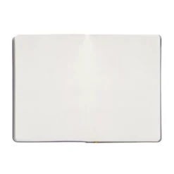 CUADERNO CON GOMILLA ANTARTIK NOTES TAPA DURA A4 HOJAS PUNTOS MORADO Y AMARILLO 100 HOJAS 80 GR FSC