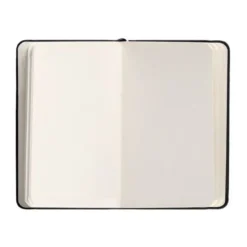 CUADERNO CON GOMILLA ANTARTIK NOTES TAPA DURA A6 HOJAS LISAS NEGRO 100 HOJAS 80 GR FSC
