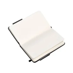 CUADERNO CON GOMILLA ANTARTIK NOTES TAPA DURA A6 HOJAS LISAS NEGRO 100 HOJAS 80 GR FSC