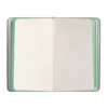 CUADERNO CON GOMILLA ANTARTIK NOTES TAPA DURA A6 HOJAS LISAS GRIS Y TURQUESA 100 HOJAS 80 GR FSC