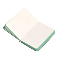 CUADERNO CON GOMILLA ANTARTIK NOTES TAPA DURA A7 HOJAS LISAS GRIS Y TURQUESA 80 HOJAS 80 GR FSC