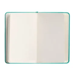 CUADERNO CON GOMILLA ANTARTIK NOTES TAPA DURA A6 HOJAS LISAS TURQUESA 100 HOJAS 80 GR FSC