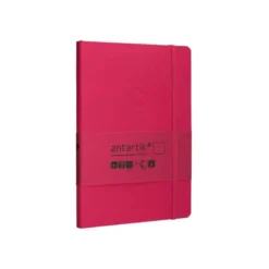 CUADERNO CON GOMILLA ANTARTIK NOTES TAPA BLANDA A5 HOJAS LISAS BURDEOS 80 HOJAS 80 GR FSC