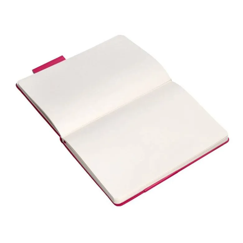 CUADERNO CON GOMILLA ANTARTIK NOTES TAPA DURA A5 HOJAS LISAS BURDEOS 100 HOJAS 80 GR FSC