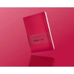 CUADERNO CON GOMILLA ANTARTIK NOTES TAPA DURA A5 HOJAS LISAS BURDEOS 100 HOJAS 80 GR FSC