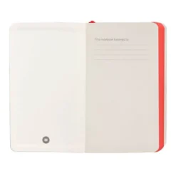 CUADERNO CON GOMILLA ANTARTIK NOTES TAPA BLANDA A6 HOJAS LISAS NEGRO Y ROJO 100 HOJAS 80 GR FSC