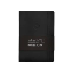 CUADERNO CON GOMILLA ANTARTIK NOTES TAPA BLANDA A5 HOJAS PUNTOS NEGRO 80 HOJAS 80 GR FSC