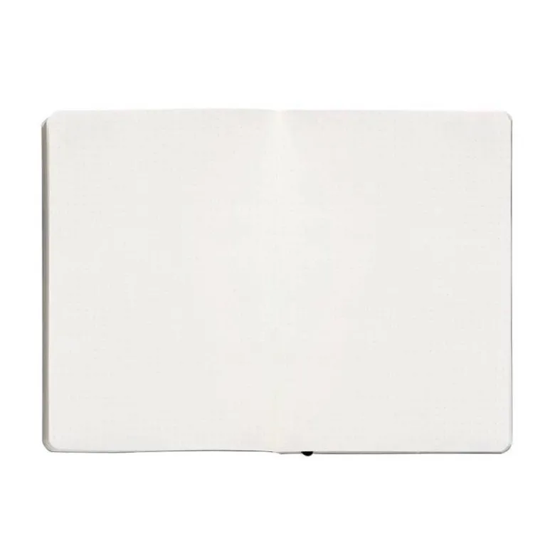 CUADERNO CON GOMILLA ANTARTIK NOTES TAPA BLANDA A5 HOJAS PUNTOS NEGRO 80 HOJAS 80 GR FSC
