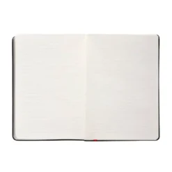 CUADERNO CON GOMILLA ANTARTIK NOTES TAPA DURA A4 HOJAS RAYAS NEGRO Y ROJO 100 HOJAS 80 GR FSC