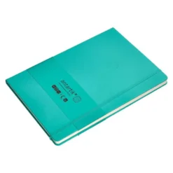CUADERNO CON GOMILLA ANTARTIK NOTES TAPA DURA A4 HOJAS CUADRICULA TURQUESA 100 HOJAS 80 GR FSC