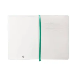 CUADERNO CON GOMILLA ANTARTIK NOTES TAPA BLANDA A5 HOJAS CUADRICULA TURQUESA 80 HOJAS 80 GR FSC