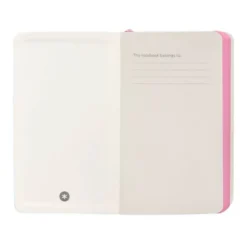 CUADERNO CON GOMILLA ANTARTIK NOTES TAPA BLANDA A6 RAYAS ROSA Y TURQUESA 100 HOJAS 80 GR FSC