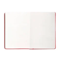 CUADERNO CON GOMILLA ANTARTIK NOTES TAPA DURA A4 HOJAS LISAS ROJO 100 HOJAS 80 GR FSC