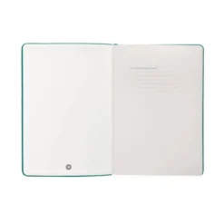 CUADERNO CON GOMILLA ANTARTIK NOTES TAPA DURA A4 HOJAS RAYAS VERDE AGUAMARINA 100 HOJAS 80 GR FSC