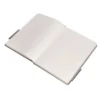 CUADERNO CON GOMILLA ANTARTIK NOTES TAPA DURA A5 HOJAS PUNTOS GRIS Y TURQUESA 100 HOJAS 80 GR FSC