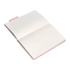 CUADERNO CON GOMILLA ANTARTIK NOTES TAPA DURA A4 HOJAS LISAS ROSA PASTEL 100 HOJAS 80 GR FSC