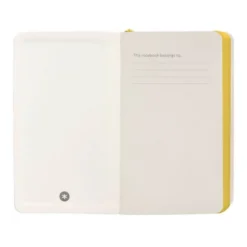 CUADERNO CON GOMILLA ANTARTIK NOTES TAPA BLANDA A6 RAYAS MORADO Y AMARILLO 100 HOJAS 80 GR FSC