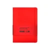 CUADERNO CON GOMILLA ANTARTIK NOTES TAPA DURA A5 HOJAS LISAS ROJO 100 HOJAS 80 GR FSC