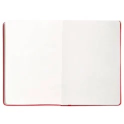 CUADERNO CON GOMILLA ANTARTIK NOTES TAPA DURA A5 HOJAS LISAS ROJO 100 HOJAS 80 GR FSC