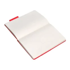 CUADERNO CON GOMILLA ANTARTIK NOTES TAPA DURA A5 HOJAS LISAS ROJO 100 HOJAS 80 GR FSC