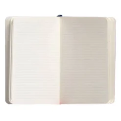 CUADERNO CON GOMILLA ANTARTIK NOTES TAPA BLANDA A6 RAYAS AZUL MARINO 100 HOJAS 80 GR FSC