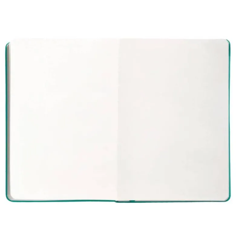 CUADERNO CON GOMILLA ANTARTIK NOTES TAPA DURA A5 HOJAS LISAS TURQUESA 100 HOJAS 80 GR FSC