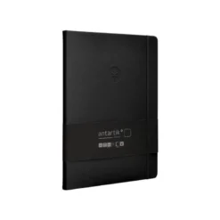 CUADERNO CON GOMILLA ANTARTIK NOTES TAPA DURA A4 HOJAS LISAS NEGRO 100 HOJAS 80 GR FSC