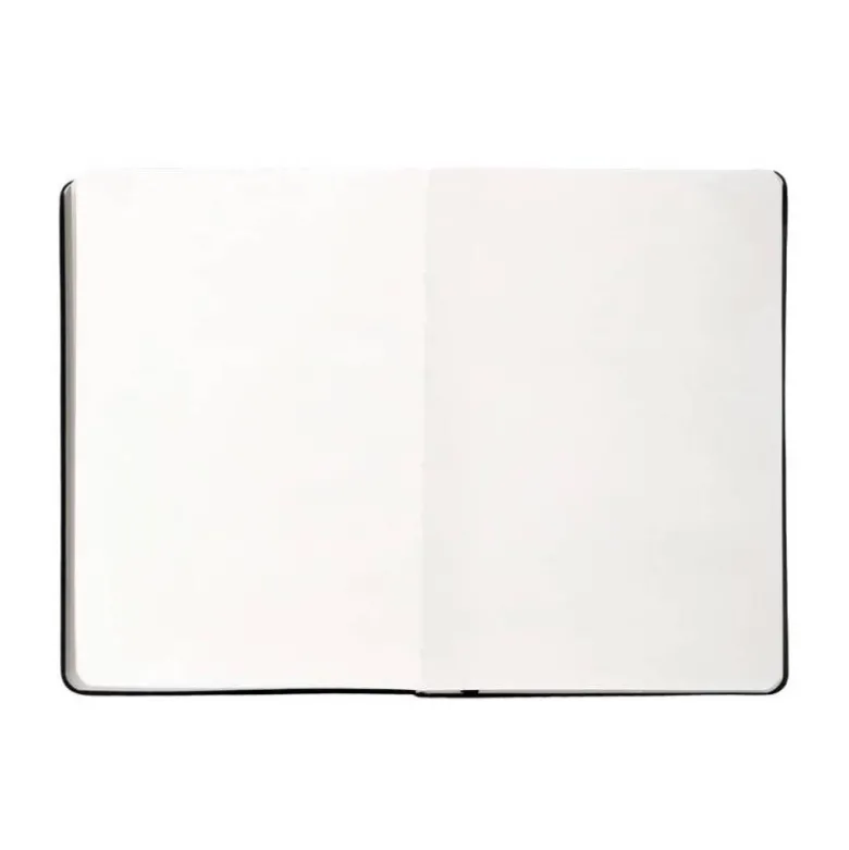 CUADERNO CON GOMILLA ANTARTIK NOTES TAPA DURA A4 HOJAS LISAS NEGRO 100 HOJAS 80 GR FSC
