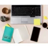 CUADERNO CON GOMILLA ANTARTIK NOTES TAPA BLANDA A6 CUADRICULA TURQUESA 100 HOJAS 80 GR FSC