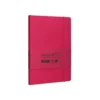 CUADERNO CON GOMILLA ANTARTIK NOTES TAPA BLANDA A5 HOJAS RAYAS BURDEOS 80 HOJAS 80 GR FSC