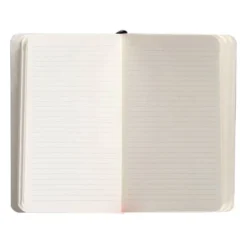 CUADERNO CON GOMILLA ANTARTIK NOTES TAPA BLANDA A6 RAYAS NEGRO 100 HOJAS 80 GR FSC