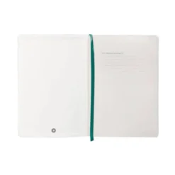 CUADERNO CON GOMILLA ANTARTIK NOTES TAPA BLANDA A5 HOJAS LISAS VERDE AGUAMARINA 80 HOJAS 80 GR FSC