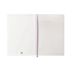 CUADERNO CON GOMILLA ANTARTIK NOTES TAPA BLANDA A5 HOJAS LISAS ROSA Y TURQUESA 80 HOJAS 80 GR FSC