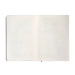 CUADERNO CON GOMILLA ANTARTIK NOTES TAPA BLANDA A5 HOJAS CUADRICULA BURDEOS 80 HOJAS 80 GR FSC