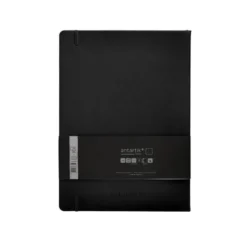 CUADERNO CON GOMILLA ANTARTIK NOTES TAPA DURA A4 HOJAS PUNTOS NEGRO 100 HOJAS 80 GR FSC