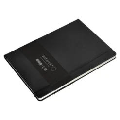 CUADERNO CON GOMILLA ANTARTIK NOTES TAPA DURA A4 HOJAS PUNTOS NEGRO 100 HOJAS 80 GR FSC