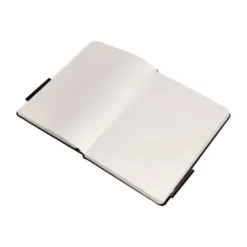 CUADERNO CON GOMILLA ANTARTIK NOTES TAPA DURA A4 HOJAS PUNTOS NEGRO 100 HOJAS 80 GR FSC