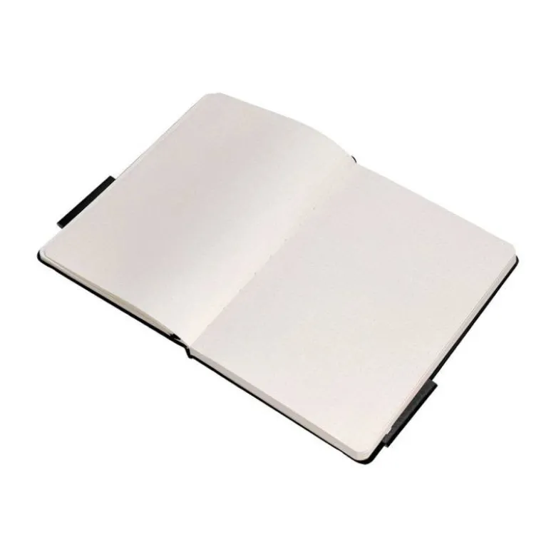 CUADERNO CON GOMILLA ANTARTIK NOTES TAPA DURA A4 HOJAS PUNTOS NEGRO 100 HOJAS 80 GR FSC